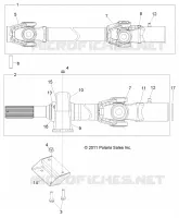DRIVE TRAIN, FRONT PROP SHAFT