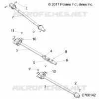 DRIVE TRAIN, FRONT, MID, REAR PROP SHAFT