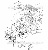 CYLINDER  500 EFI 0952774, EFI SKS 0952574,   EFI SKS PT 0952974, (4929052905C011)