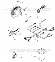 EFI PARTS 500 EFI SKS 0962574, 500 EFI RMK 0962974, AND EUROPEAN 500 EFI SK (4931983198D003)