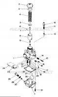 CARBURETOR SPRING AND SPRINT E/S (4912721272031A)