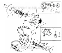 FRONT WHEEL 6X6 400L W968740 AND 6X6 400L NORWEGIAN N968740 (4935963596B008)
