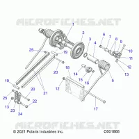 SUSPENSION, REAR TORQUE ARM