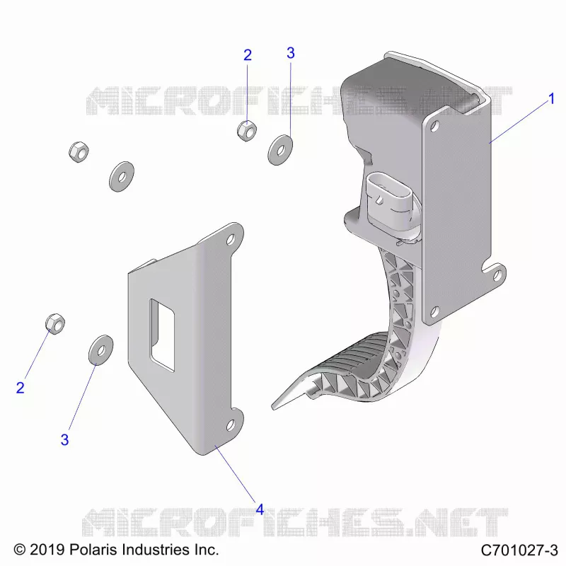 ENGINE, THROTTLE PEDAL