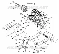 ENGINE MOUNTING RXL 0940768 AND RXL TOURING 0940869 (4925062506031A)