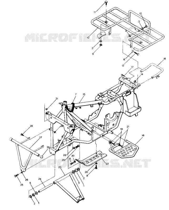 FRAME ASSEMBLY WITH RACKS (4913491349003A)