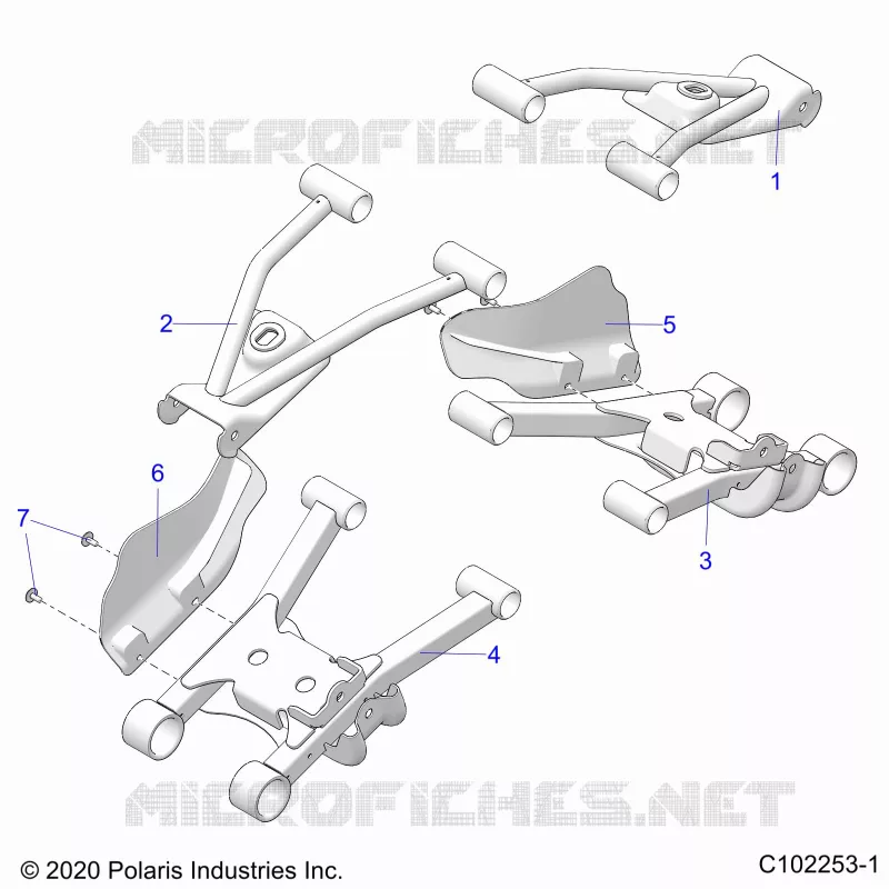 REAR SUSPENSION CONTROL ARMS