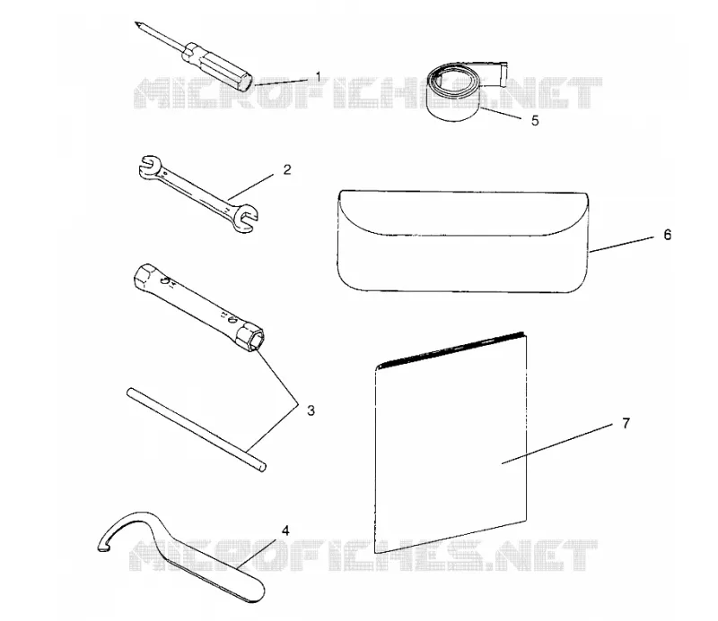 TOOL KIT    440 XCR 0951660 (4929112911B014)