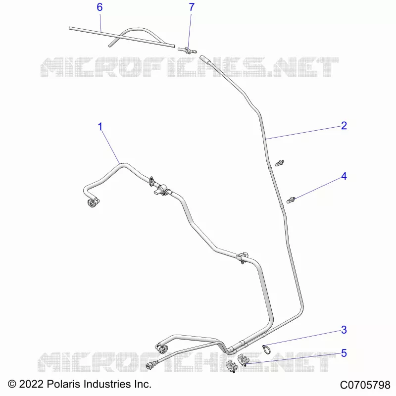 FUEL SYSTEM, LINES, STD.