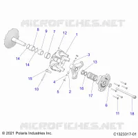 DRIVE TRAIN, PRIMARY CLUTCH