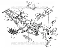 BUMPER / RACKS MOUNTING 6X6 400L