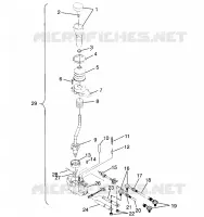 GEAR SELECTOR SPORTSMAN 4X4 W958040 (4930403040C010)