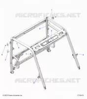 CHASSIS, CAB FRAME AREA, AND BRAKE EDGE COVER