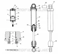 REAR SHOCK TRACK (M-10)(7043190)