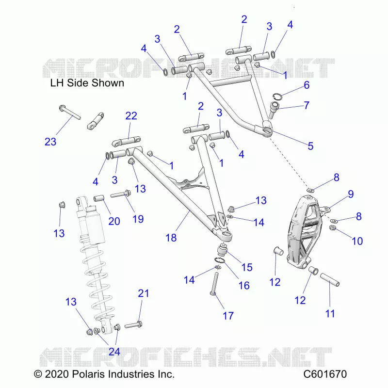 FRONT WISHBONES