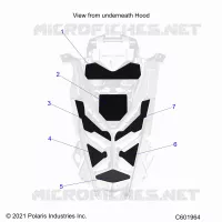 HOOD FOAM/SEAL