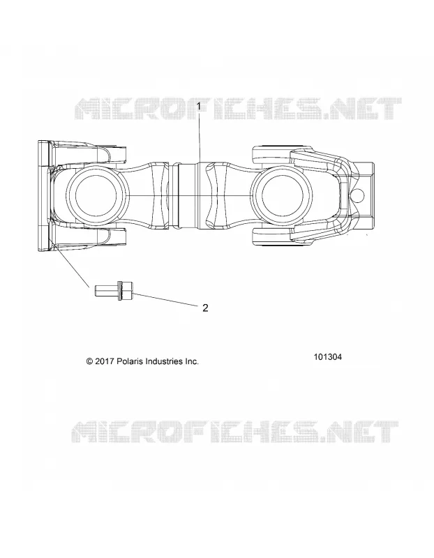 DRIVE TRAIN, PROP SHAFT, REAR