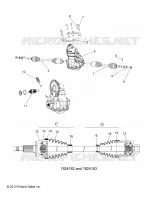 DRIVE LINE, GEARCASE AND HALF SHAFT