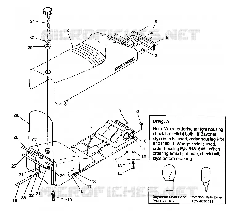 SEAT   GAS TANK ASSEMBLY RXL / 0930768 AND RXL SKS / 0930568 (4922992299002A)