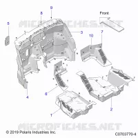 FLOOR PANELS, FRONT