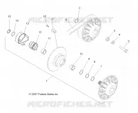 DRIVE TRAIN, SECONDARY CLUTCH