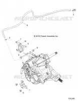 DRIVE TRAIN, MAIN GEARCASE MOUNTING- Z17VHA57A2/E57AU (701249)