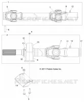 DRIVE TRAIN, FRONT PROP SHAFT