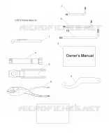 REFERENCES, TOOL KIT AND OWNERS MANUALS