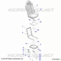 SEAT ASM. AND SLIDER