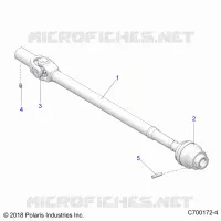 DRIVE TRAIN, FRONT PROP SHAFT