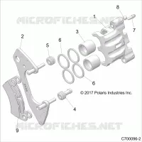 FRONT BRAKE CALIPER