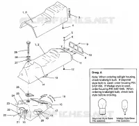 SEAT   GAS TANK ASSEMBLY TRAIL / 0930761 AND TRAIL DELUXE / 0930243 (4923222322004A)