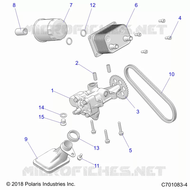 OIL PUMP AND OIL COOLER