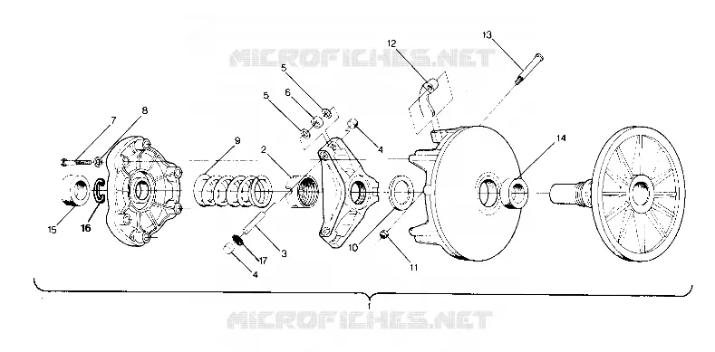 DRIVE CLUTCH  TRAIL (4919281928019A)