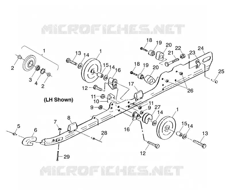 RAIL MOUNTING (SUSPENSION)