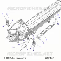 CHASSIS, CLUTCH GUARD, FOOTRESTS, AND RUNNING BOARDS