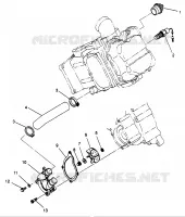 WATER PUMP SPORTSMAN 500 W969244 (4936093609D005)
