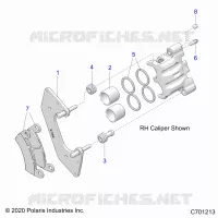 FRONT BRAKE CALIPER