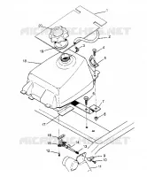 FUEL TANK ASSEMBLY 2X4 400L W957540 (4930093009A012)