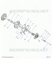DRIVE TRAIN, PRIMARY CLUTCH