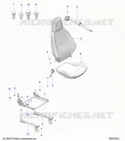 SEAT (PASSENGER) AND SEAT BELT MOUNTING