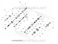DRIVE TRAIN, MAIN GEARCASE INTERNALS (BUILT 3/01/11 AND BEFORE)
