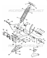SWING ARM   SHOCK TRAIL BLAZER W937221 (4924082408018A)