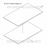 BODY, BATTERY TRAY REAR LEFT
