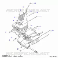 DRIVE TRAIN, MAIN GEARCASE MOUNTING