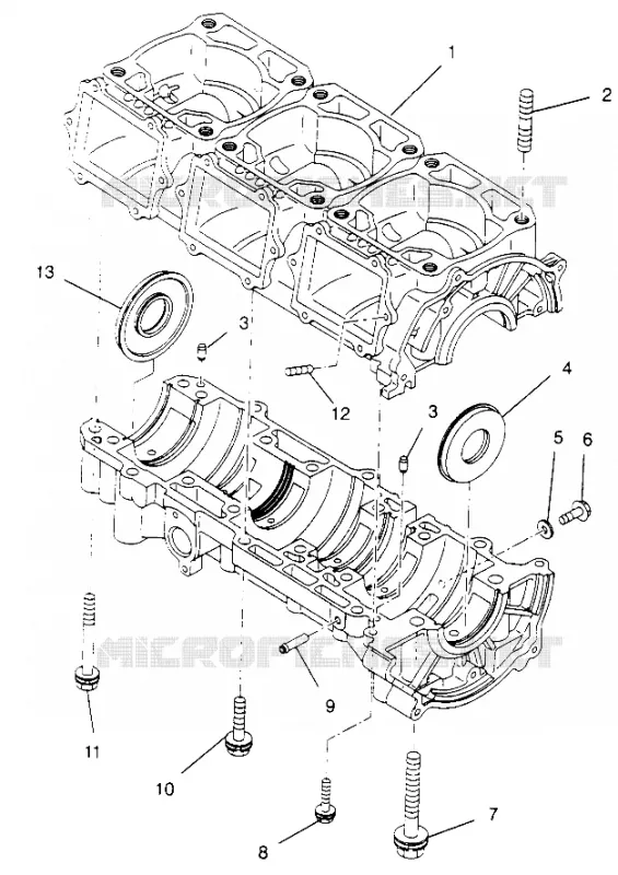 CRANKCASE ULTRA SP 0960678 AND EUROPEAN ULTRA SP E960678 (4937083708C008)