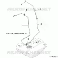 BODY, FUEL LINES, STD.