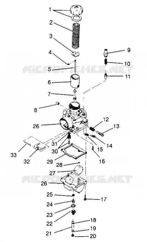 CARBURETOR XLT RMK 0960956, XLT SKS 0960556 AND EUROPEAN XLT SKS E960556 (4931813181C012)