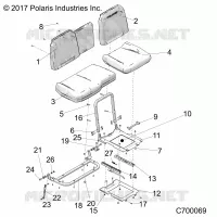 SEAT ASM. AND SLIDER