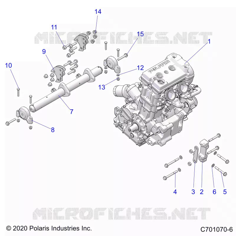 ENGINE, MOUNTING